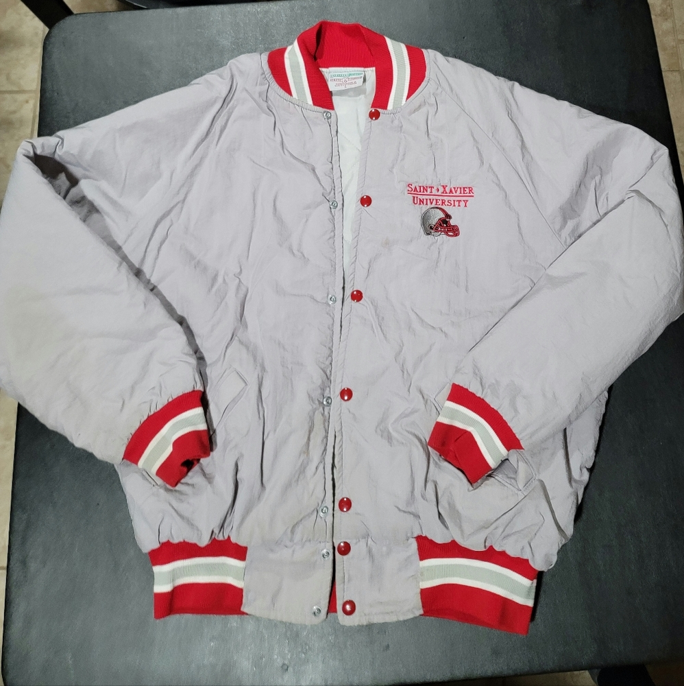 Vintage Saint Xavier University Chicago Varsity football jacket